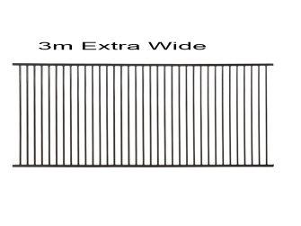 Pool fencing - 3000 x 1200mmH / 900mmH