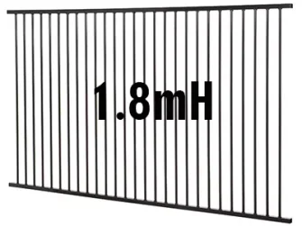 1.8mH x 2400mmL Pool fence