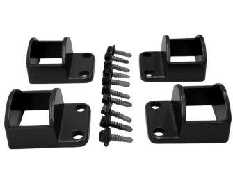 38 x 25 Pool Fence Brackets + Screws (4 Pack)