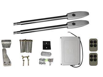 Double swing gate opener