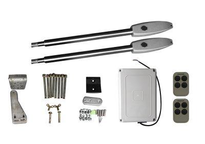 Double swing gate opener