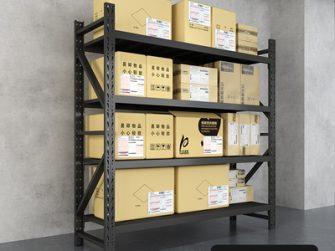 200KG / LAYER BLACK SHELF