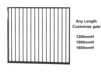 Custom size swimming pool gate