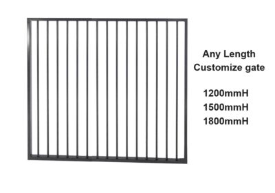 Custom size swimming pool gate